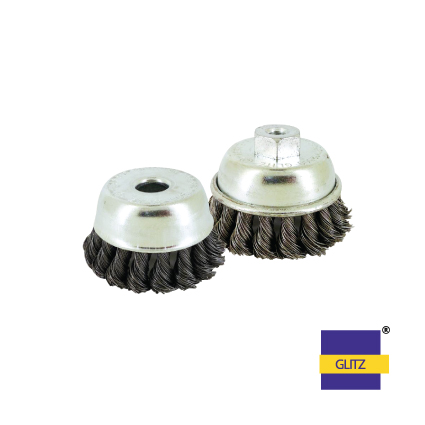 GLITZ HEAVY DUTY TWIST KNOT CUP BRUSH