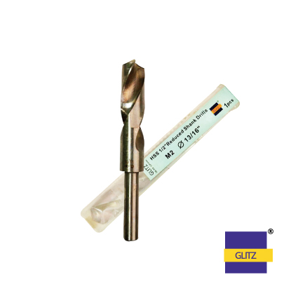 GLITZ HSS M2 1/2" SHANK DRILL BITS [METAL] - INCHES