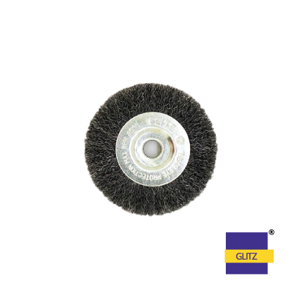GLITZ WHEEL BRUSH - STAINLESS STEEL