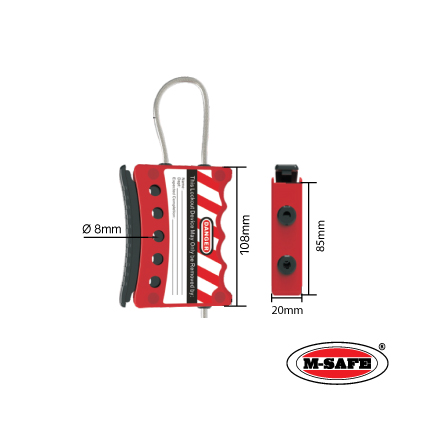 M-SAFE SAFETY MULTIPURPOSE CABLE LOCKOUT
