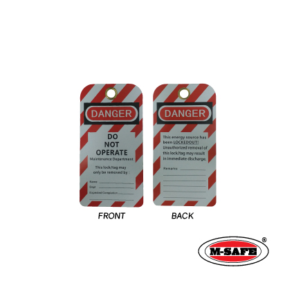 M-SAFE SAFETY LOCKOUT TAG