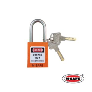 M-SAFE SAFETY LOCKOUT PADLOCK STAINLESS STEEL SHACKLE - 38MM