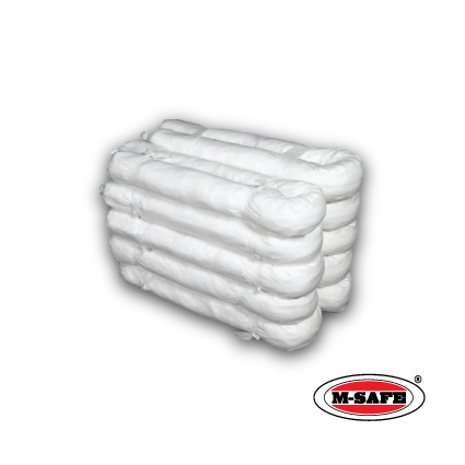 M-SAFE OIL ABSORBENT SOCK - WHITE
