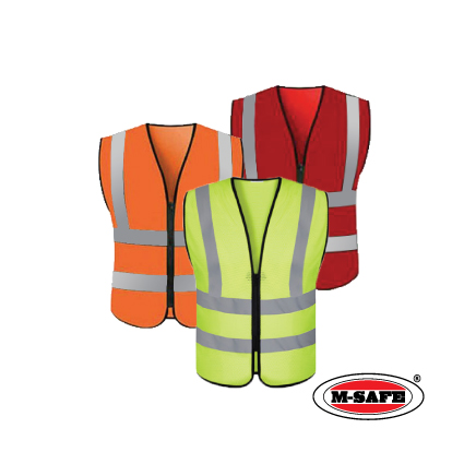 M-SAFE SAFETY TRICOT WITH ZIP