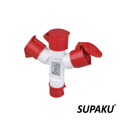 SUPAKU CEE 32A 380-415V WEATHERPROOF MULTI 3 WAY