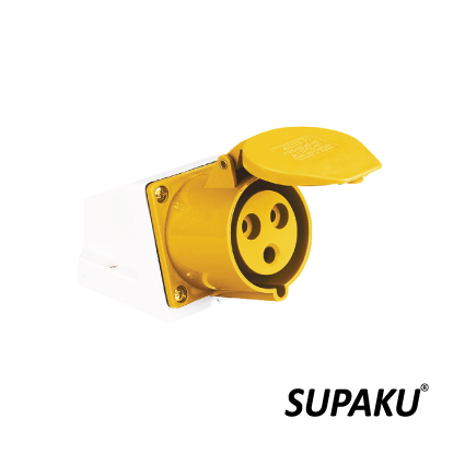 SUPAKU CEE 16A 110-130V WEATHERPROOF WALL SOCKET