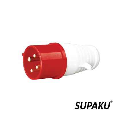 SUPAKU CEE 32A 380-415V WEATHERPROOF PLUG