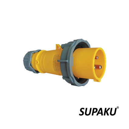 SUPAKU CEE 16A 110-130V - IP67 WEATHERPROOF PLUG
