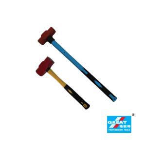 GREAT SLEDGE HAMMER WITH FIBREGLASS HANDLE