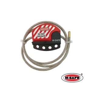 M-SAFE SAFETY ADJUSTABLE CABLE LOCKOUT